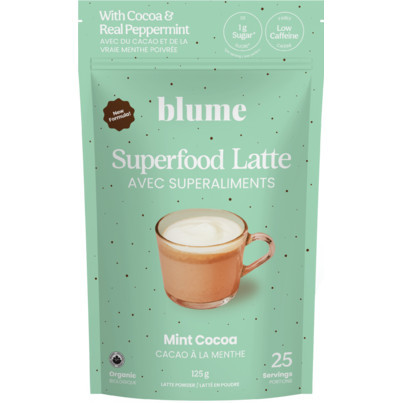 Blume Superfood Mint Cocoa Latte Mix | Well.ca