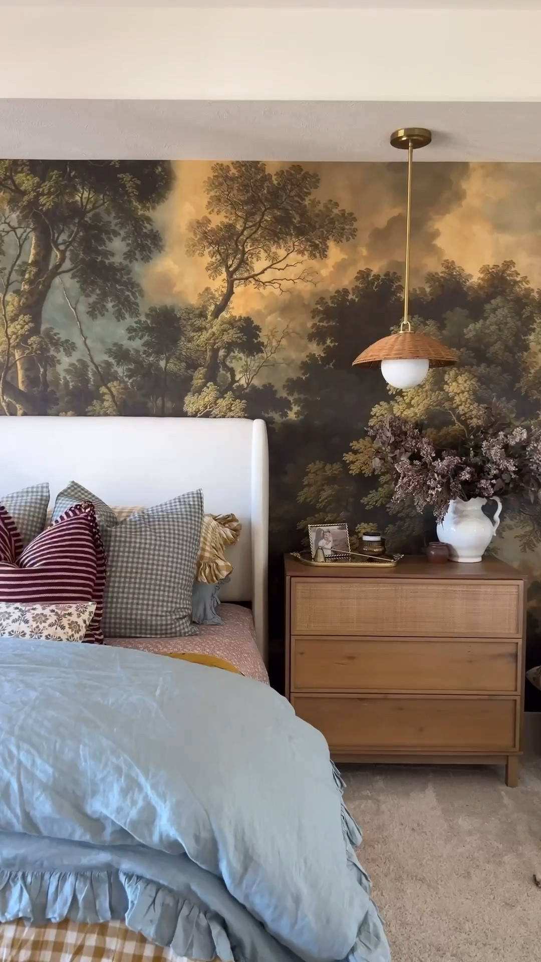 Adding wallpaper to our primary bedroom and some updated bedding was just what we needed! 

#LTKSeasonal #LTKHome