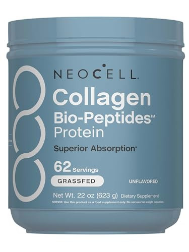 NeoCell Collagen Bio-Peptides Powder | 22oz | Super Hair, Skin, and Nails | Superior Absorption | Grassfed Protein Supplement | Advanced with 18 Essential Amino Acids | | Amazon (US)