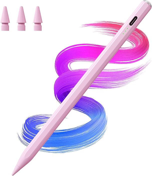 Stylus Pen for iPad(2018-2025)-2X Faster Charge with Tilt Sensitivity & Palm Rejection for iPad 1... | Amazon (US)