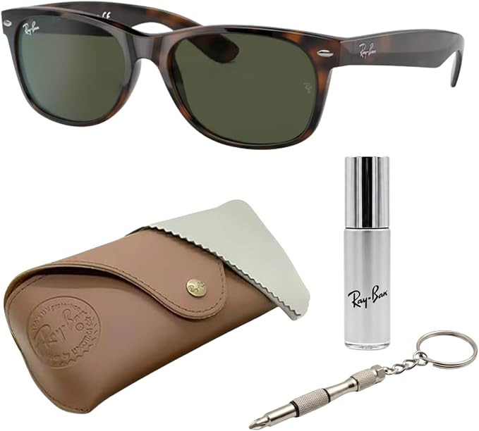 Ray-Ban RB2132 NEW WAYFARER CLASSIC Square Shaped Sunglasses for Men & Women with Official RAYBAN... | Amazon (US)