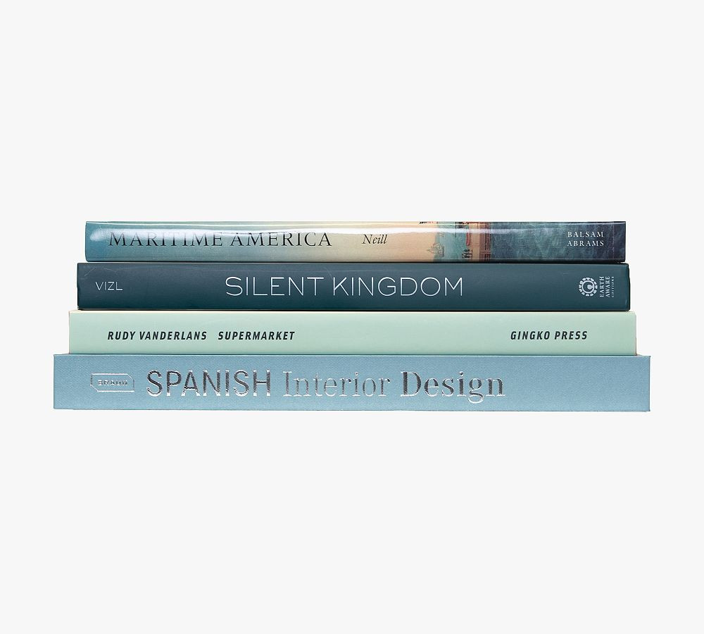 Modern Dust Jacket ColorStak Books - Set of 4 | Pottery Barn (US)