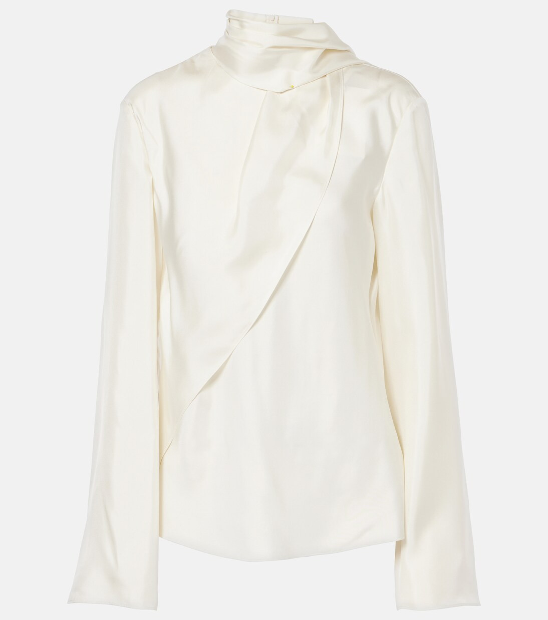 Scarf-detail silk foulard blouse | Mytheresa (US/CA)