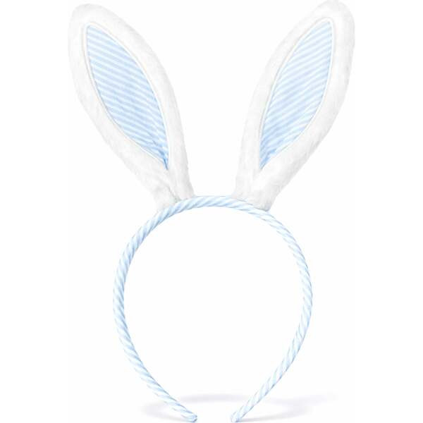 Seersucker Bunny Ears, Blue | Maisonette