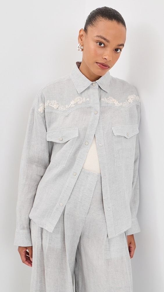 Carter Shirt with French Knot | Shopbop