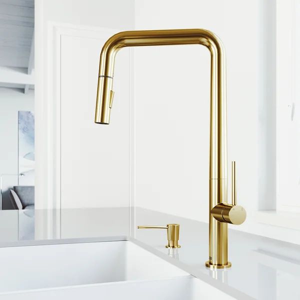 Parsons Pull Down Touch Single Handle Kitchen Faucet | Wayfair North America