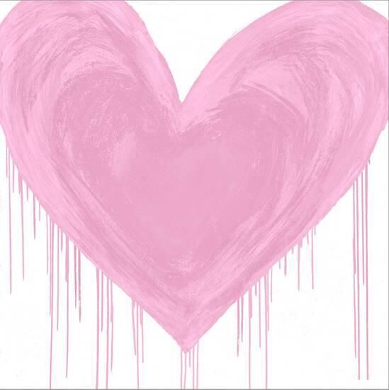 'Big Hearted Pink' Art Print - Lindsay Rodgers | Art.com | Art.com