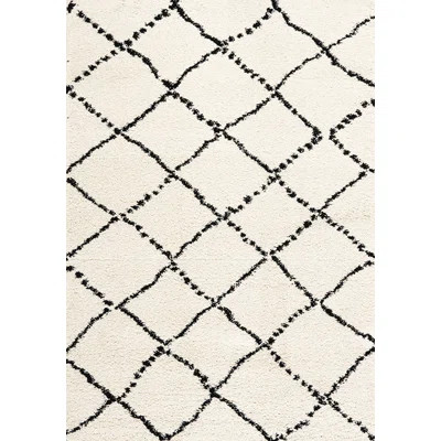 Maroq White/Black Area Rug | Wayfair North America