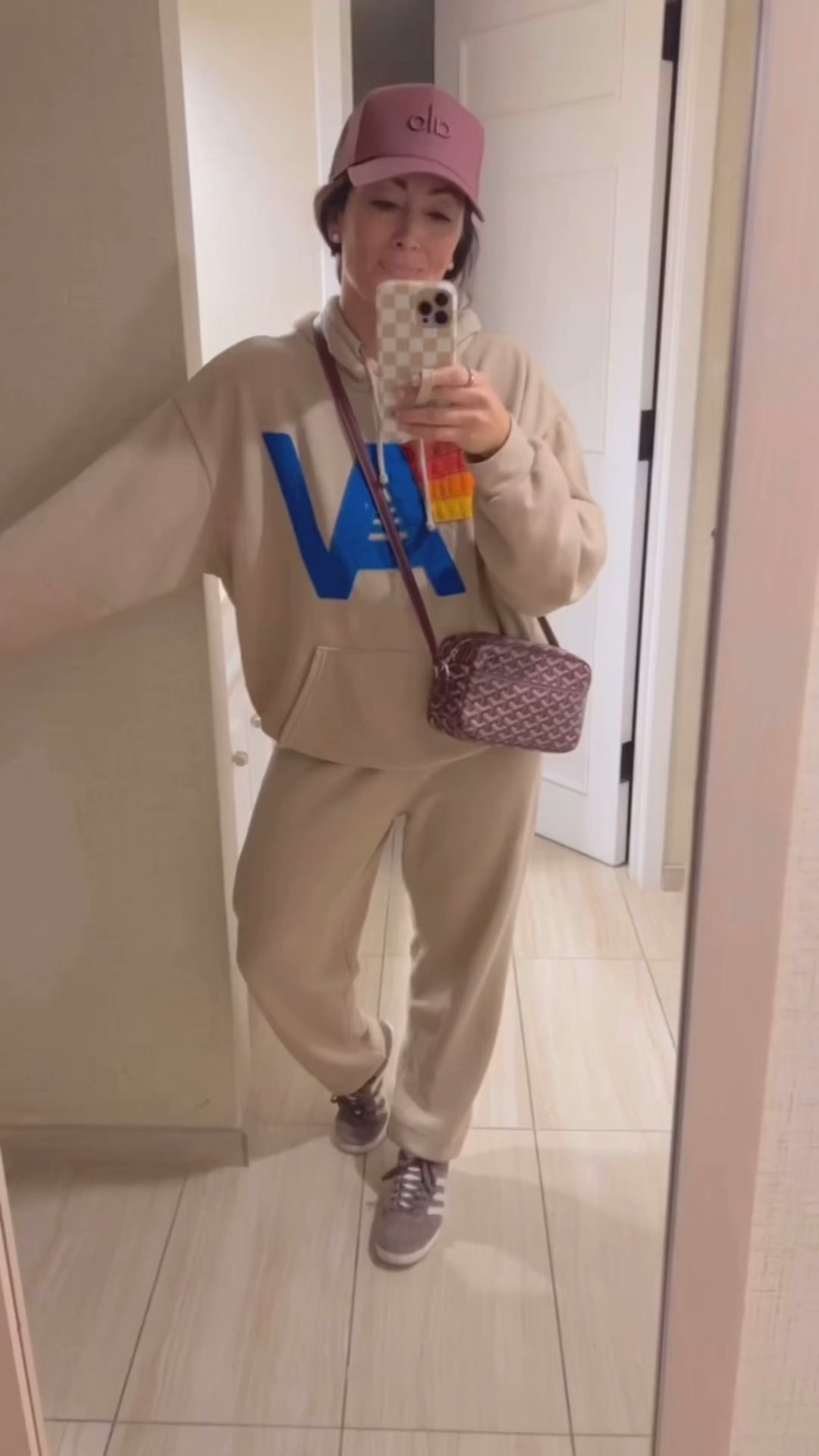 • large sweatshirt for an oversized fit 
• medium sweats - loose 
• sneakers true to size, if between, go down 


#LTKSeasonal #LTKSaleAlert #LTKootd