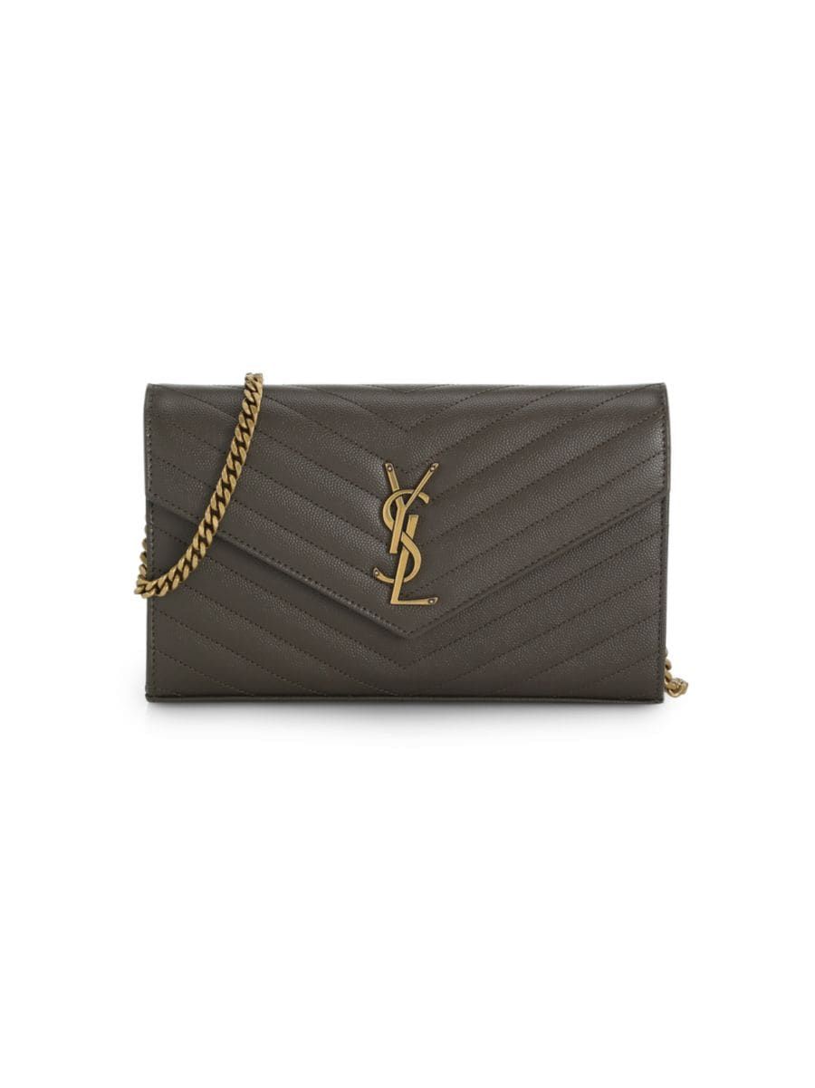 Monogram Matelassé Leather Wallet-On-Chain | Saks Fifth Avenue