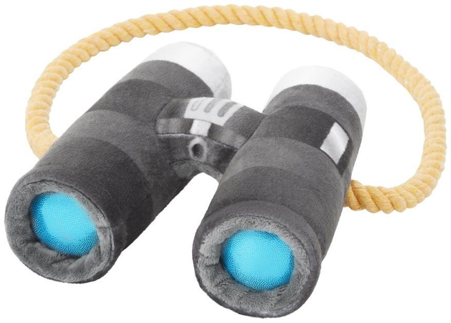 FRISCO Camping Binoculars Plush with Rope Squeaky Dog Toy - Chewy.com | Chewy.com