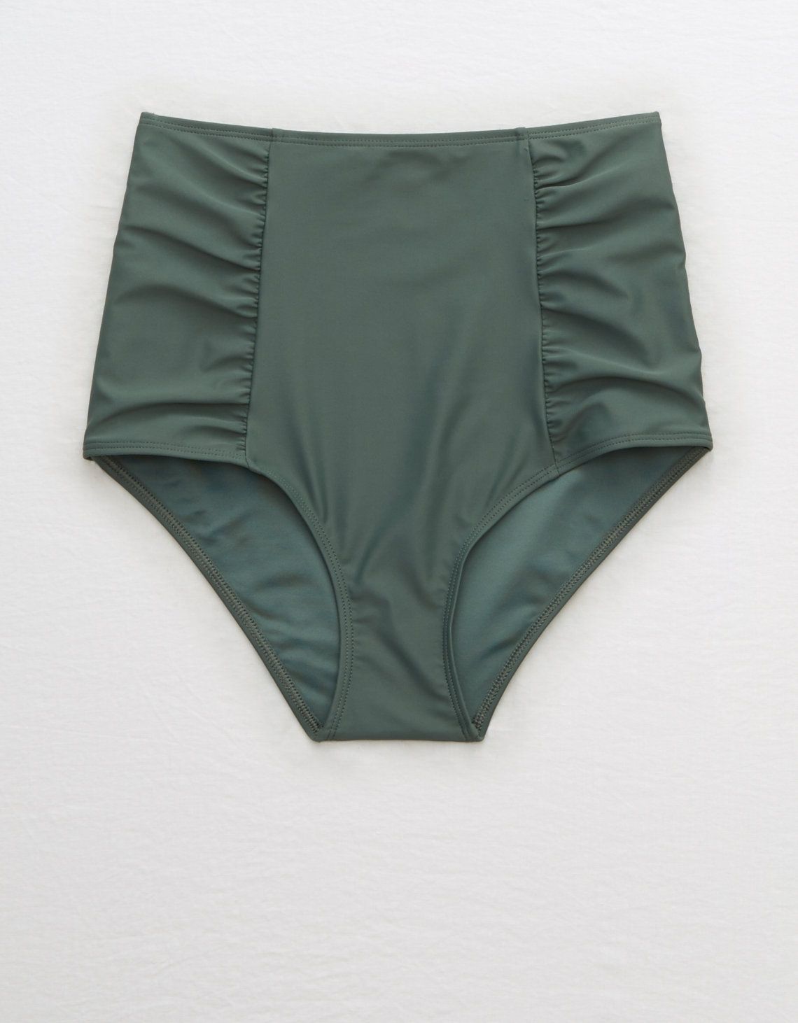 Aerie High Waisted Bikini Bottom, Leaf Green | American Eagle Outfitters (US & CA)