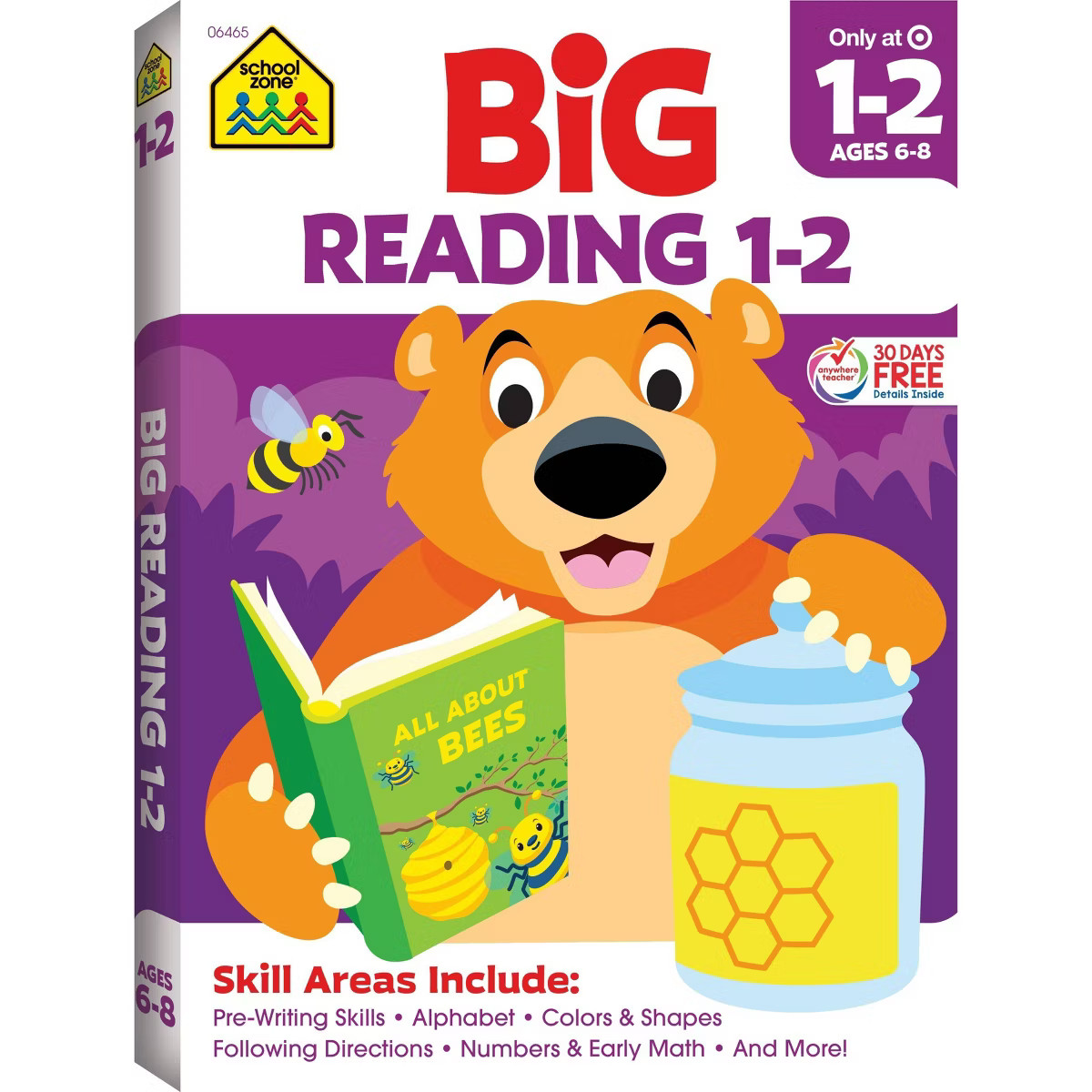 Big Reading 1-2 Workbook - Target Exclusive Edition - by School Zone (Paperback) | Target