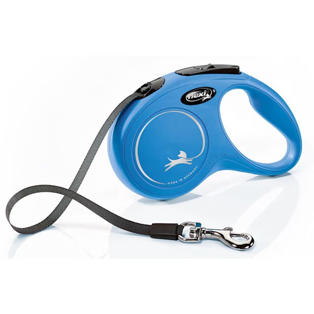 Flexi Classic Retractable Dog Leash in Blue, Small 16' | Petco