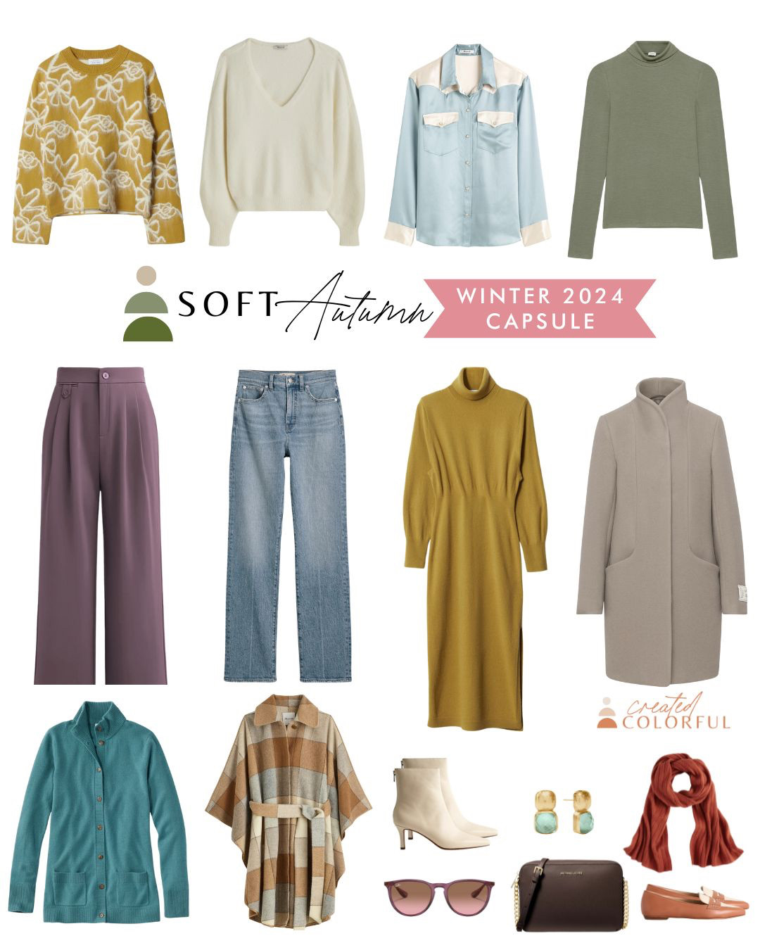 Simplicity can be mesmerizing, friends!

We can't get over the Soft Autumn 2024 Winter Capsule. 

Look at these classic shapes, beautiful patterns, and timeless textures 😍

#createdcolorful

#LTKStyleTip #LTKMidsize #LTKSeasonal