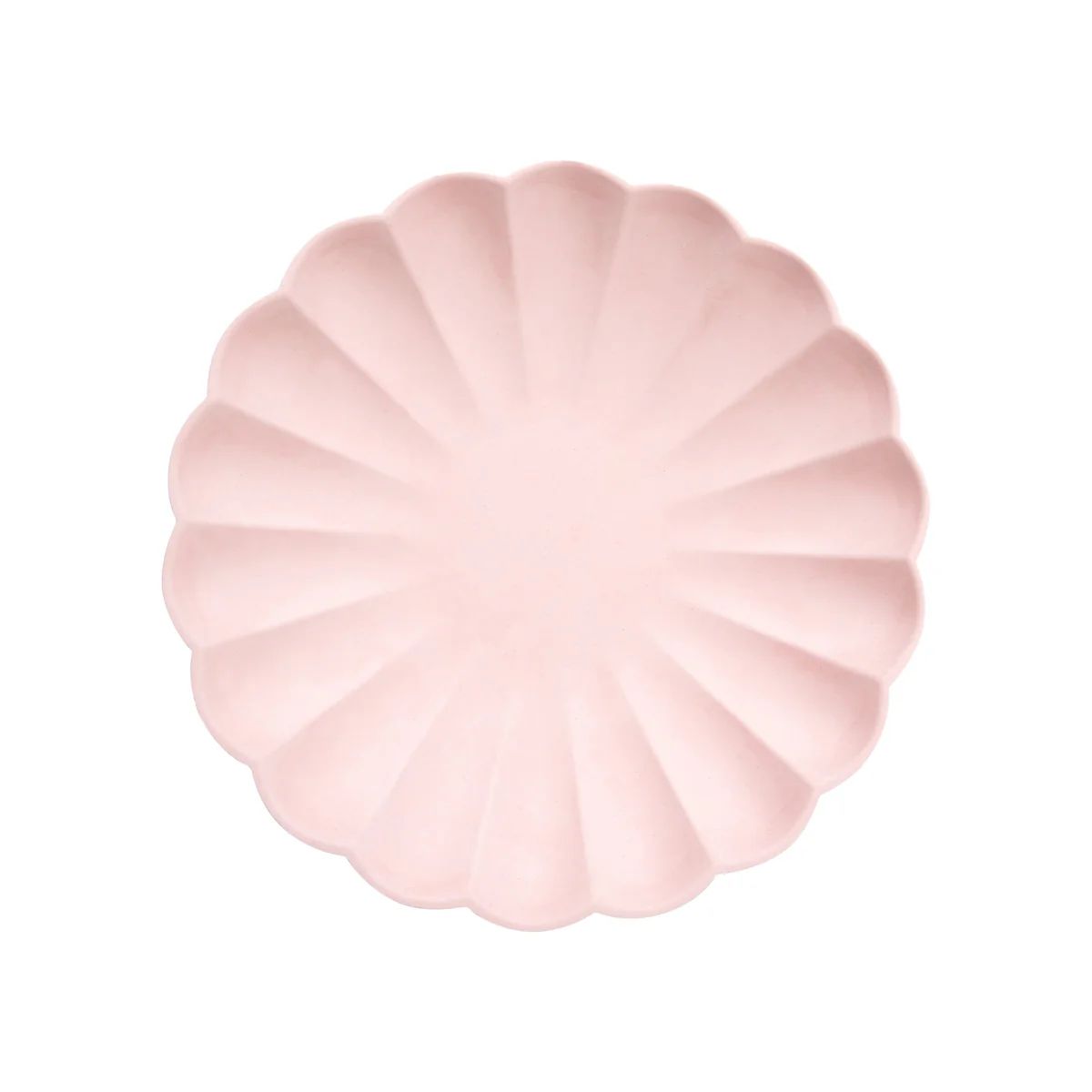 Small Candy Pink Compostable Plates (x 8) | Meri Meri