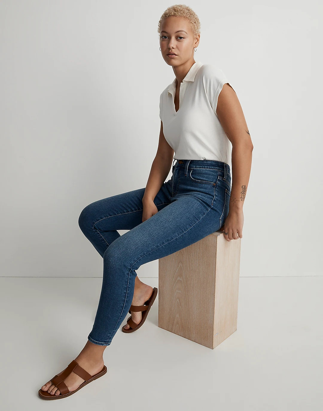 Curvy Roadtripper Authentic Skinny Jeans in Roselawn Wash | Madewell