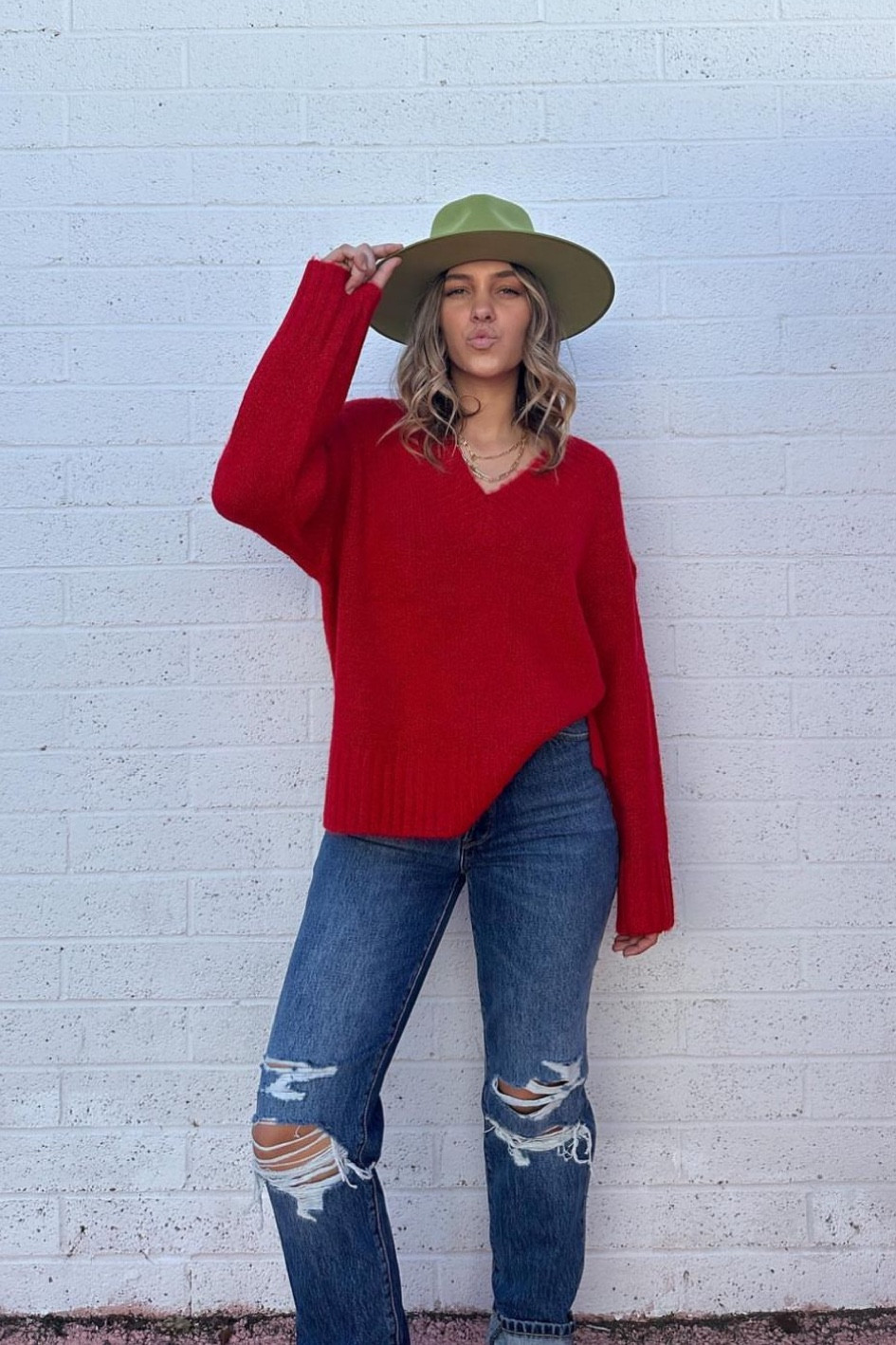 December outfit recap 
Sweater in a size medium 

#LTKunder100 #LTKstyletip #LTKSeasonal