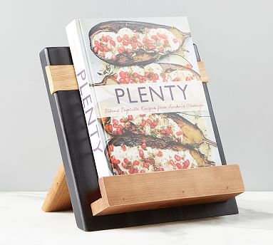 Handmade Reclaimed Wood Cookbook Holders | Pottery Barn (US)