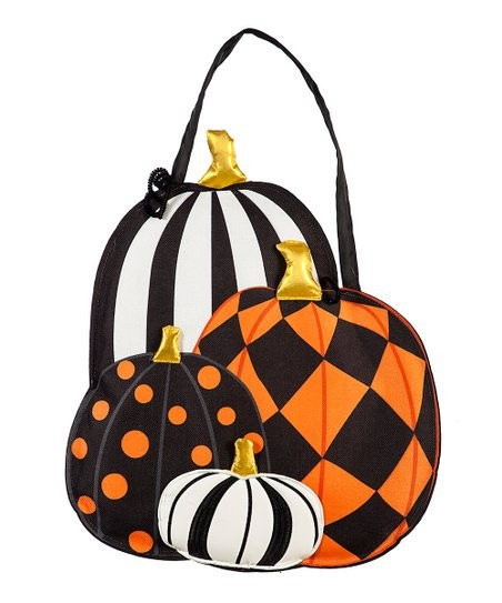 love this productOrange & Black Pumpkin Door Hanger | Zulily