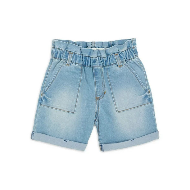 Jordache Girls Paperbag Waist Midi Shorts, Sizes 4-18 & Plus | Walmart (US)