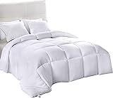 Utopia Bedding Down Alternative Comforter (Queen, White) - All Season Comforter - Plush Siliconized  | Amazon (US)