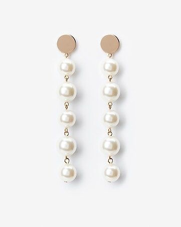 pearl drop earrings | Express