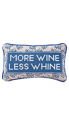 Furbish Studio More Wine Needlepoint Pillow from Revolve.com | Revolve Clothing (Global)