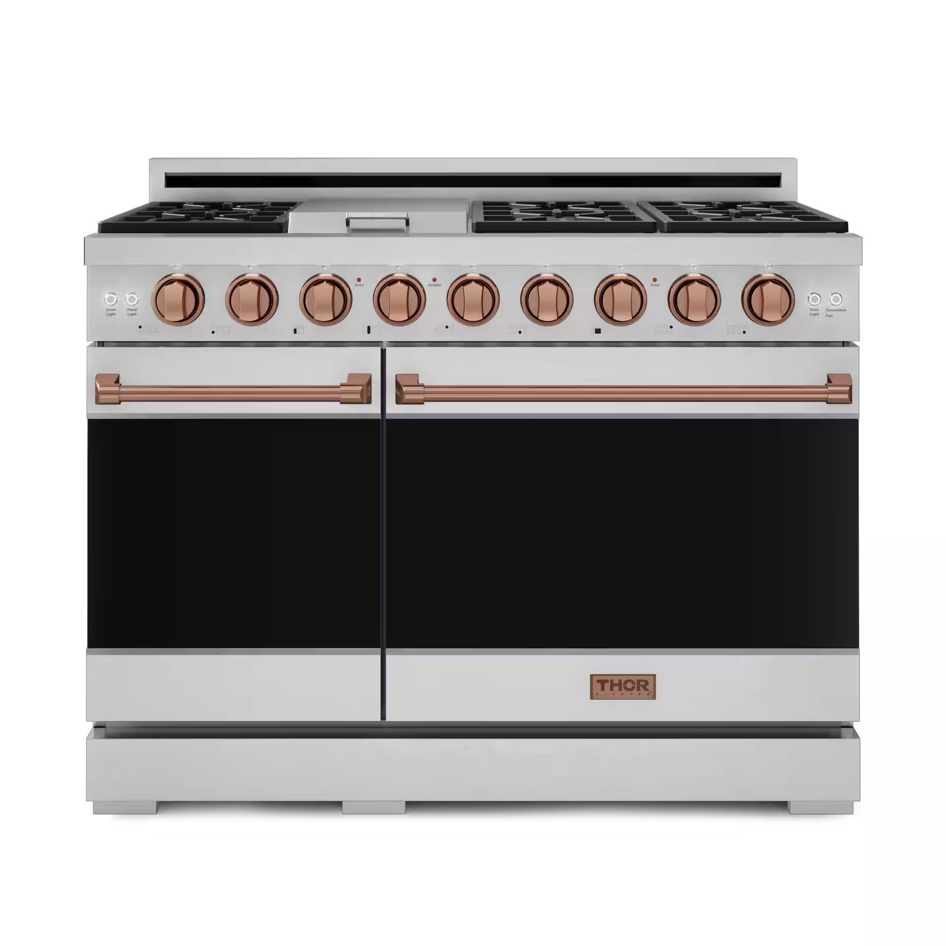 Gordon Ramsay Series by Thor Kitchen 6.8 Cu. Ft Freestanding Gas Range with Rose Gold Hardware - Stainless Steel | Best Buy U.S.