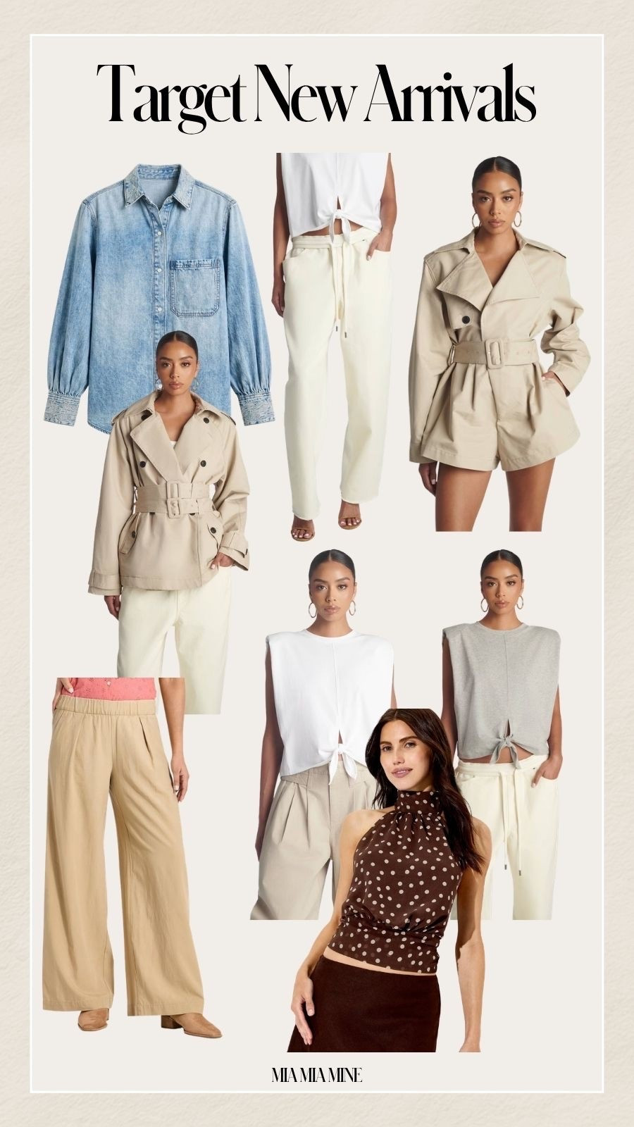 Target new arrivals / target pre-fall
Trench coats, denim shirts and casual
Lounge pieces under $50

#LTKOver40 #LTKSeasonal #LTKmomlife