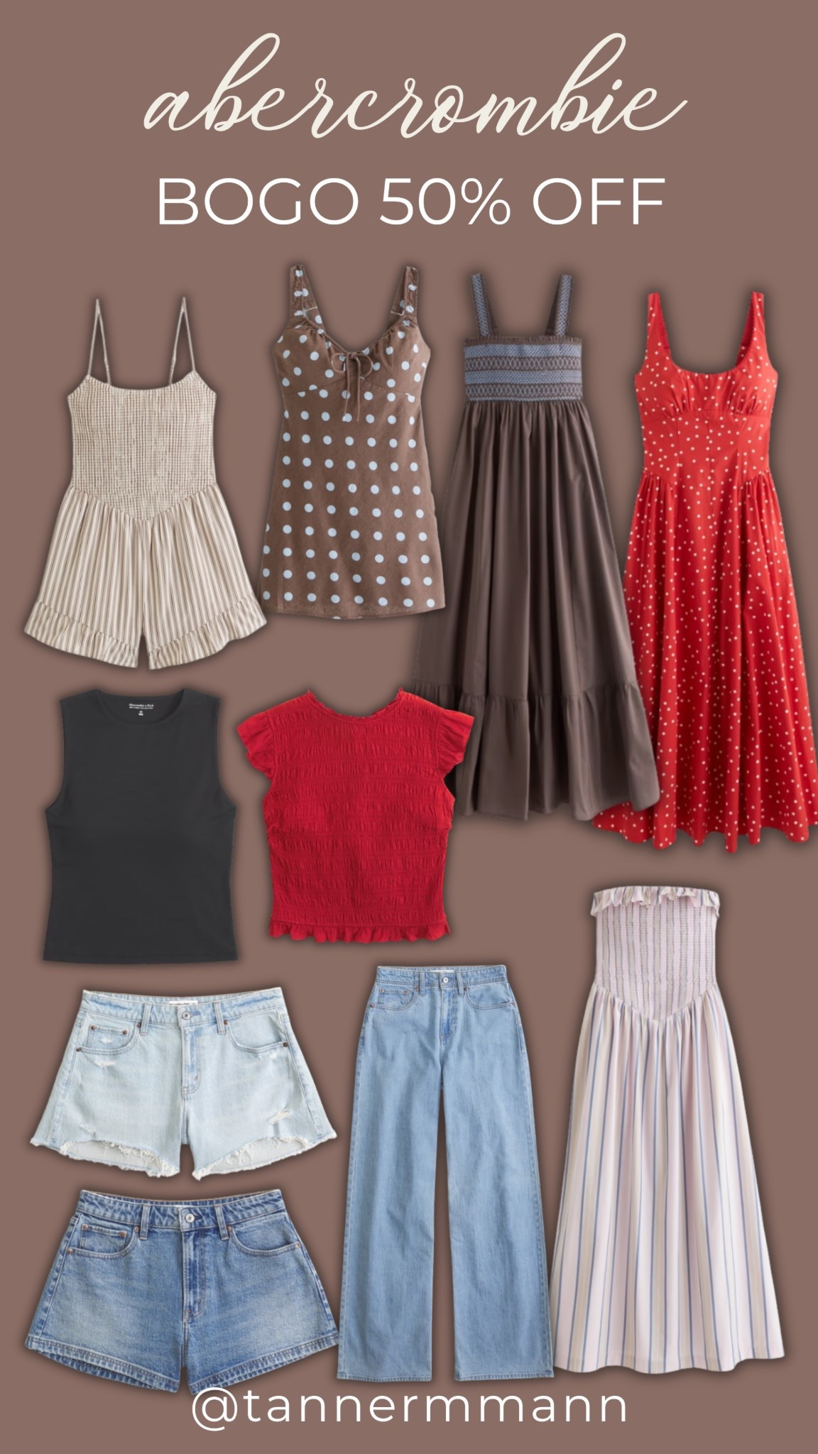 Abercrombie BOGO 50% Off #vacationoutfit #summeroutfit

#LTKSaleAlert