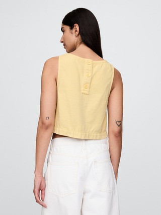 UltraSoft Denim Shell Tank Top | Gap (US)