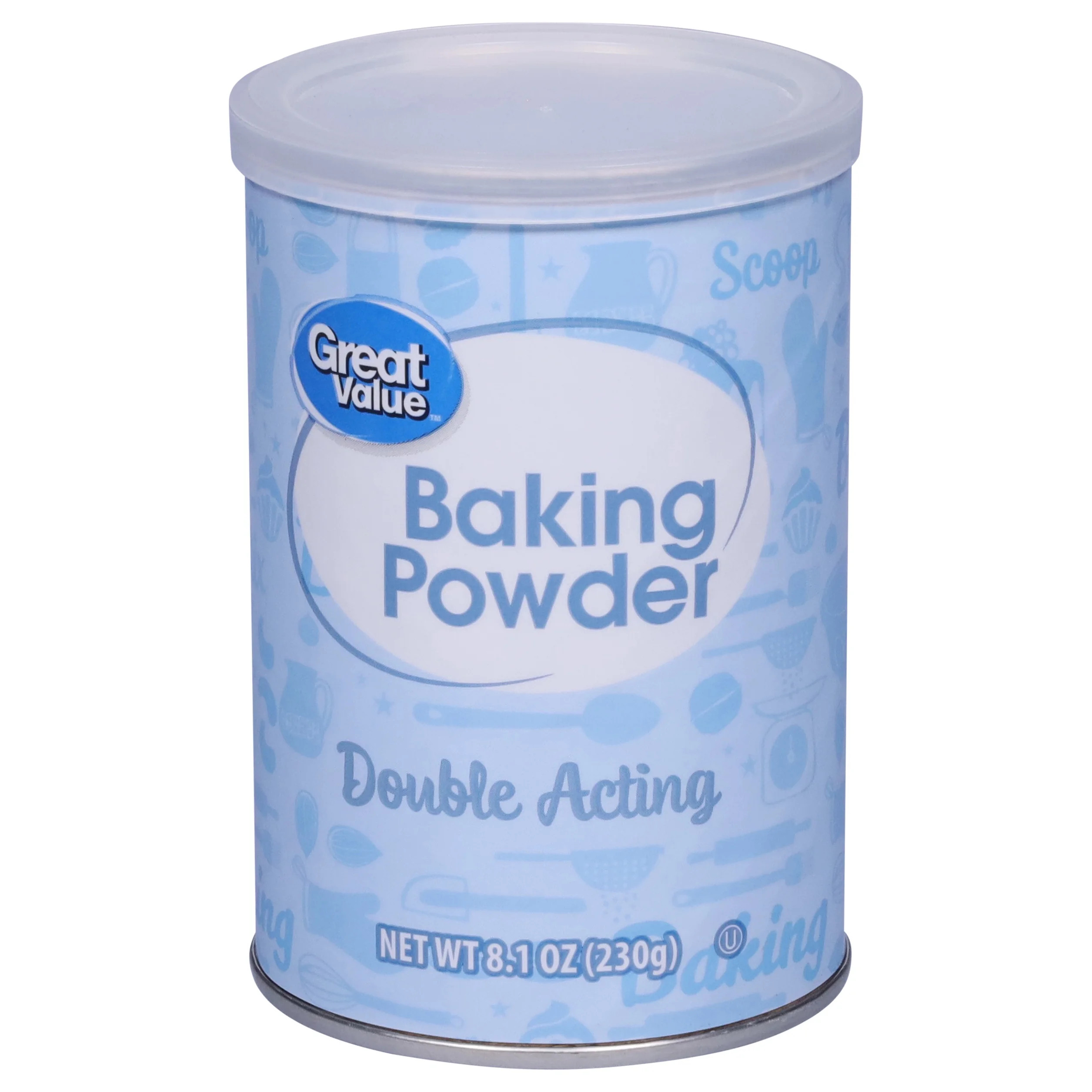 Great Value Double Acting Baking Powder, 8.1 oz - Walmart.com | Walmart (US)
