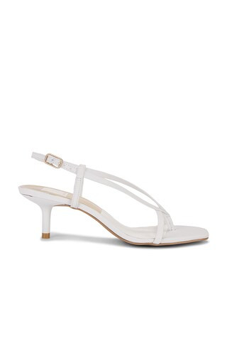 Dolce Vita Laury Heel in True White Leather from Revolve.com | Revolve Clothing (Global)