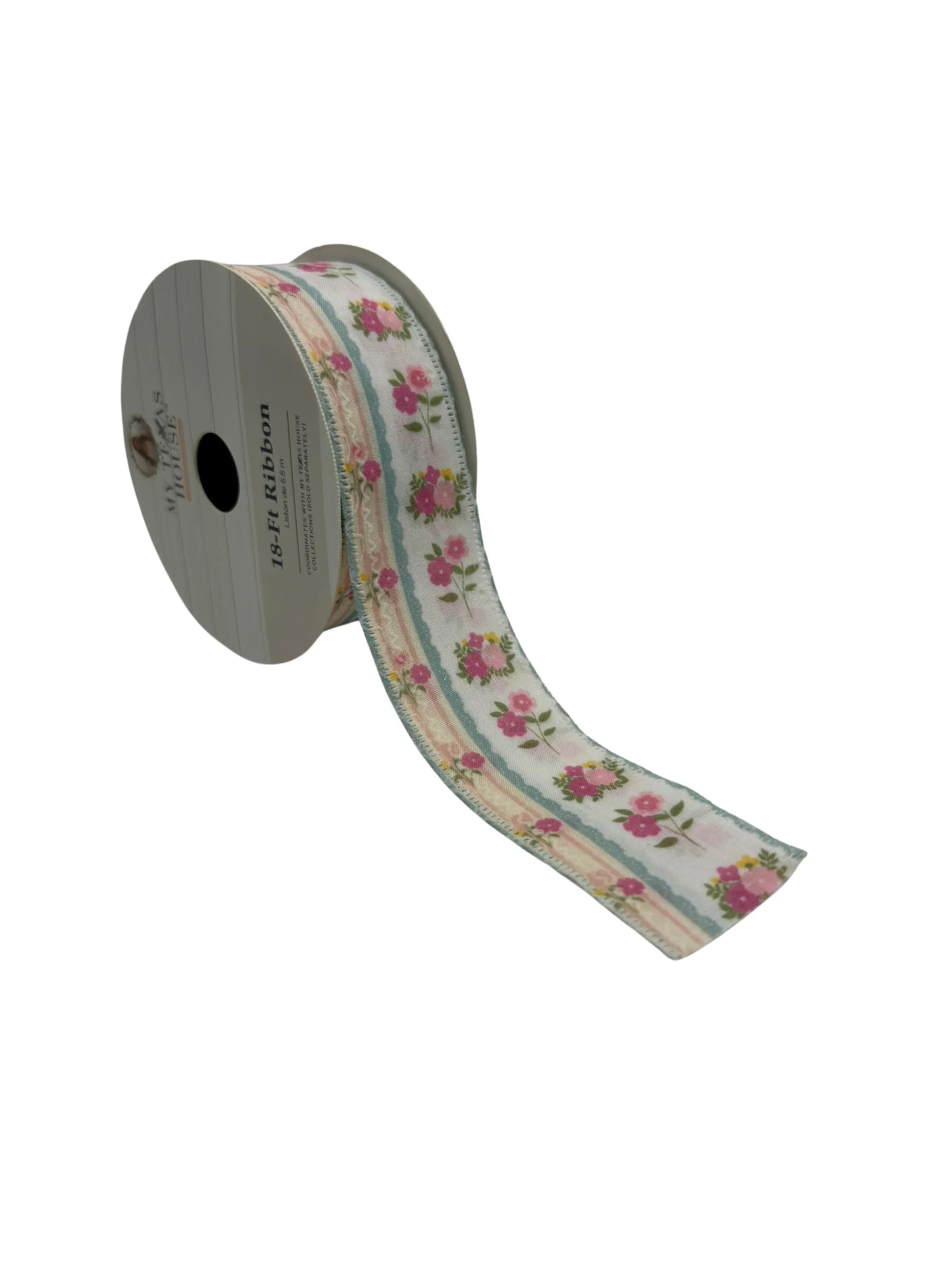 Floral Easter Ribbon, Multicolor, 18', by My Texas House | Walmart (US)