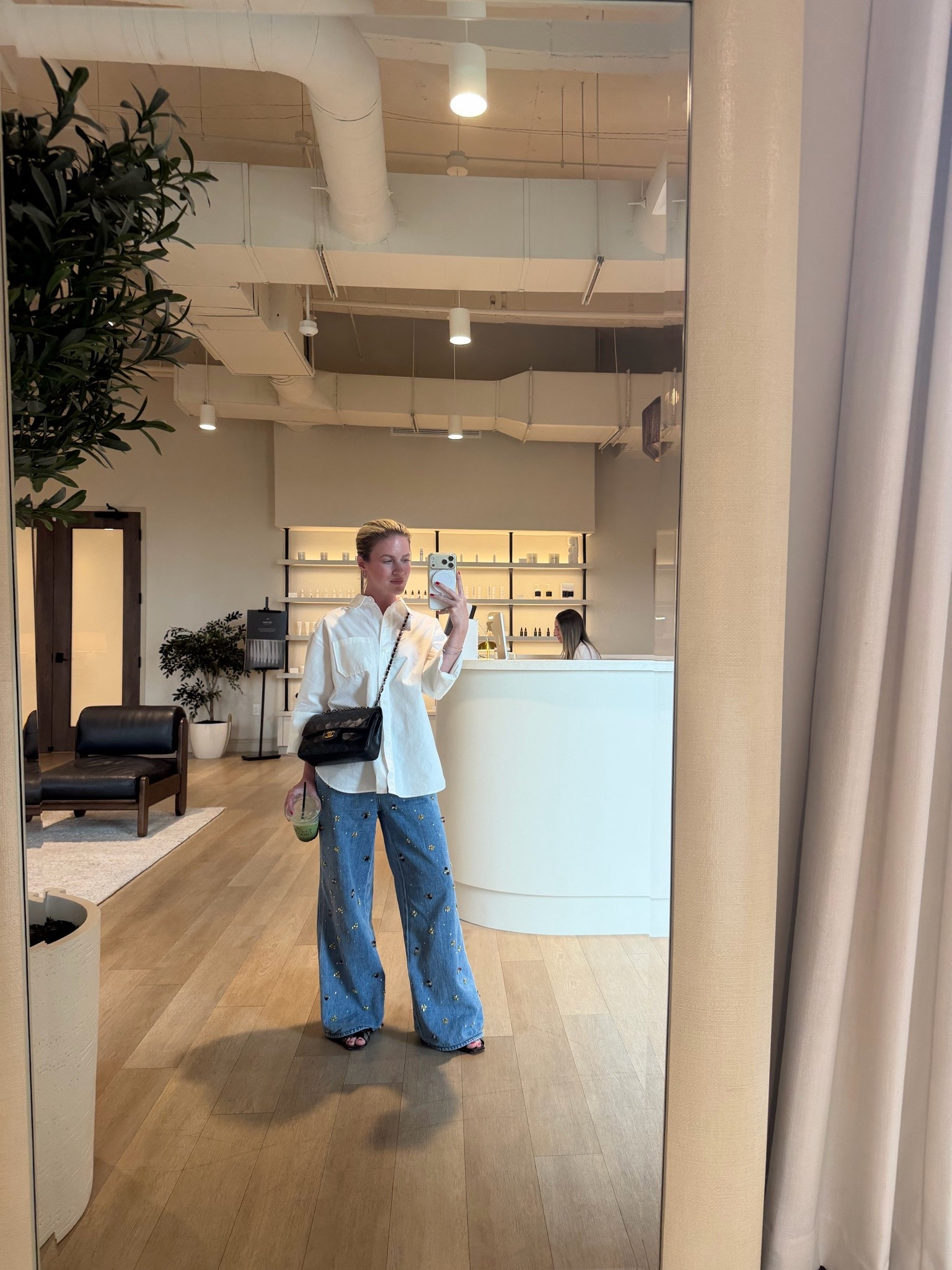 Errands and work for today...stopped by SkinPharm to see my favorite people and to hopefully erase the worry off of my face 🥴 //