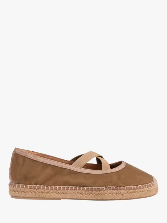 Penelope ChilversChico Velvet Espadrilles, Brown | John Lewis (UK)
