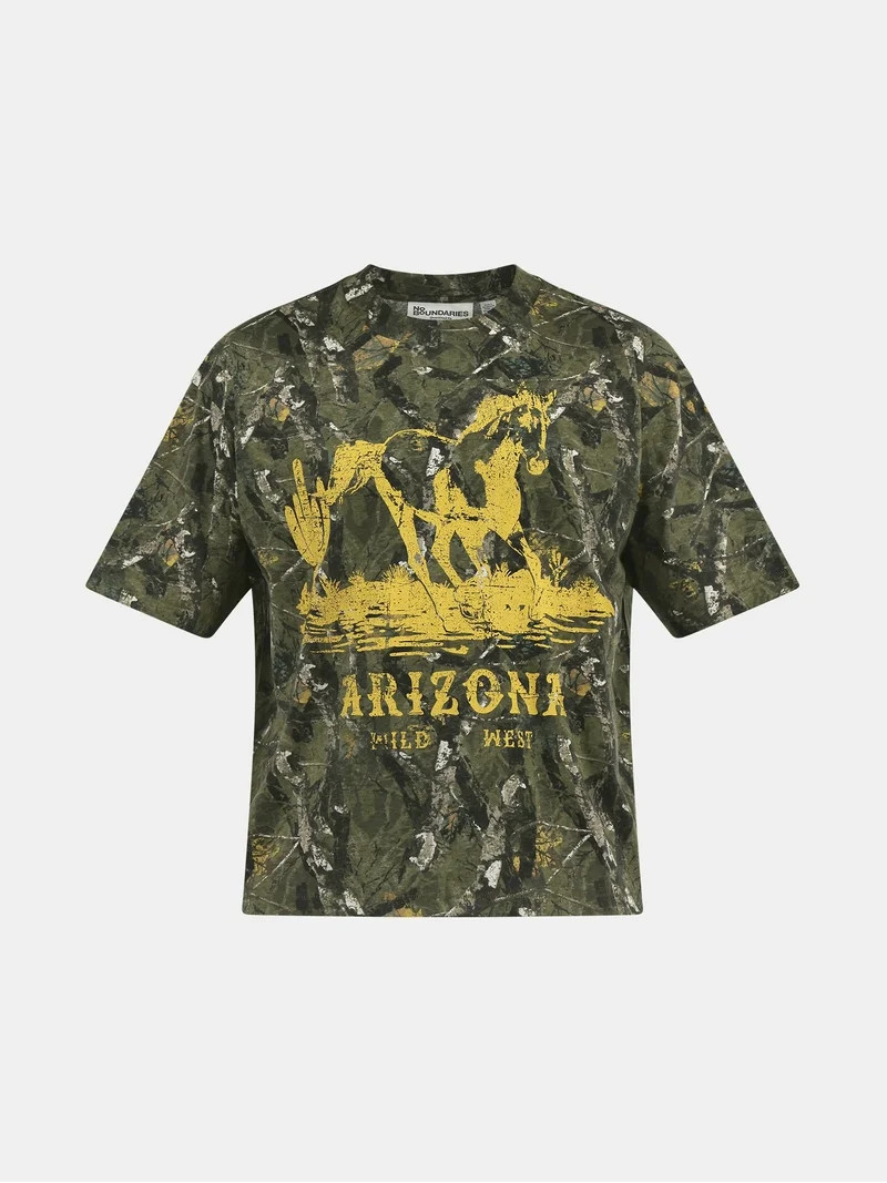 No Boundaries Graphic Crop Tee, Men's & Big Men's | Walmart (US)