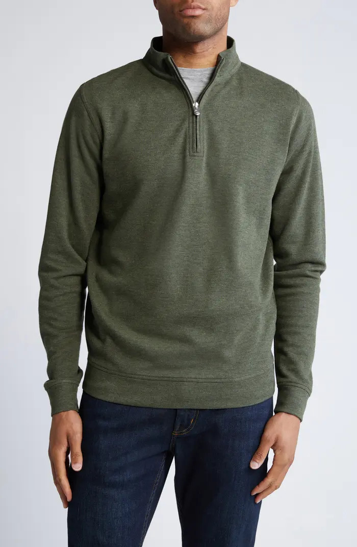 Crown Comfort Piqué Quarter Zip Pullover | Nordstrom