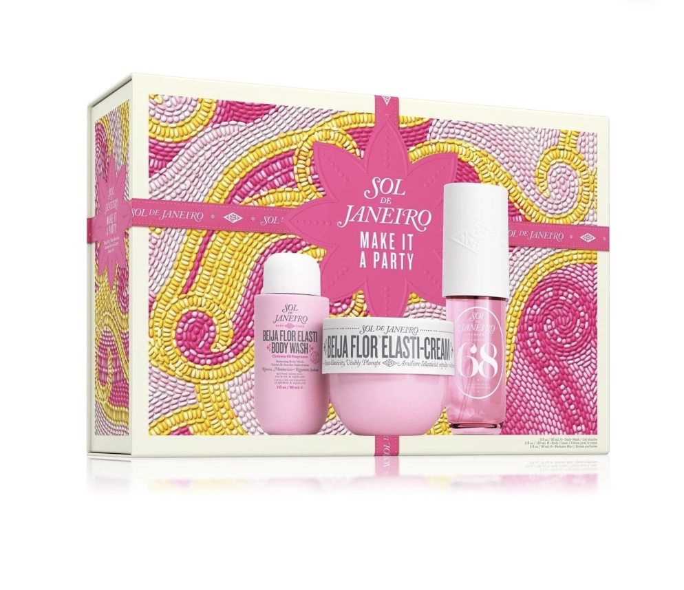 Sol de janeiro gift set now on sale!!

Hydrating moisturizers
Gentle cleansers
Brightening serums
SPF face lotions
Retinol creams
Vitamin C treatments
Nourishing body lotions
Hyaluronic acid gels
Soothing toners
Exfoliating scrubs

#LTKHoliday #LTKSaleAlert #LTKGiftGuide