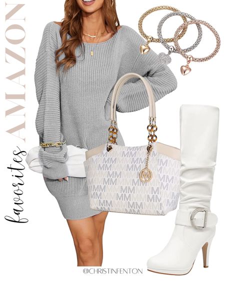 Amazon Fashion Finds! Winter outfits, winter dresses, sweater dress, business casual,  holiday dresses, vacation dresses, winter sweaters,  high heels, pumps, fedora hats, bodycon dresses, sweater dresses, bodysuits, mini skirts, maxi skirts, watches, backpacks, camis, crop tops, high heeled boots, crossbody bags, clutches, hobo bags, gold rings, simple gold necklaces, simple gold rings, gold bracelets, gold earrings, stud earrings, work blazers, outfits for work, work wear, jackets, bralettes, satin pajamas, hair accessories, sparkly dresses, knee high boots, nail polish, travel luggage . Click the products below to shop! Follow along @christinfenton for new looks & sales! @shop.ltk #liketkit #founditonamazon 🥰 So excited you are here with me! DM me on IG with questions! 🤍 XoX Christin #LTKstyletip #LTKshoecrush #LTKcurves #LTKitbag #LTKsalealert #LTKwedding #LTKfit #LTKunder50 #LTKunder100 #LTKbeauty #LTKworkwear #LTKhome #LTKtravel #LTKfamily #LTKswim #LTKSeasonal  