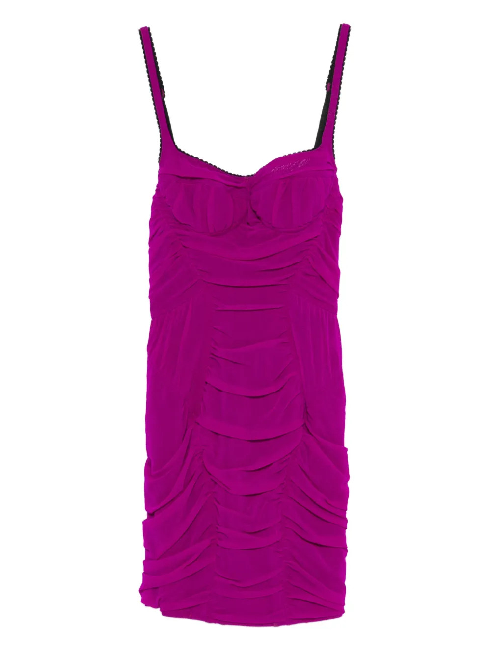 The Attico Ruched Mini Dress | Purple | FARFETCH | Farfetch Global