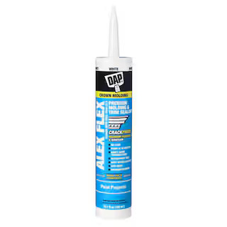 ALEX FLEX 10.1 oz. White Premium Molding and Trim Sealant | The Home Depot