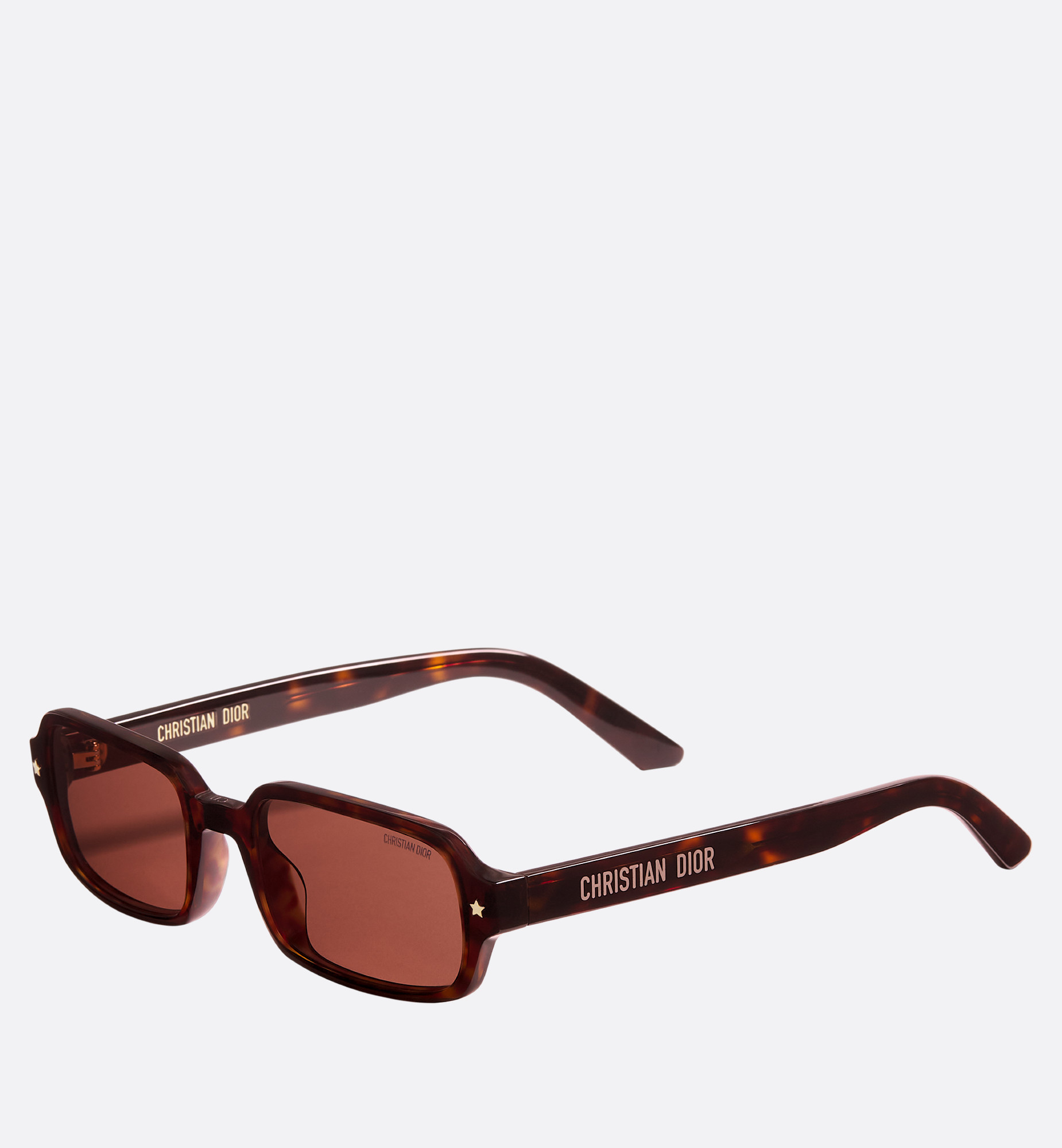 DiorPacific S3I Brown Tortoiseshell-Effect Rectangular Sunglasses | DIOR GB | Christian Dior Parfums UK