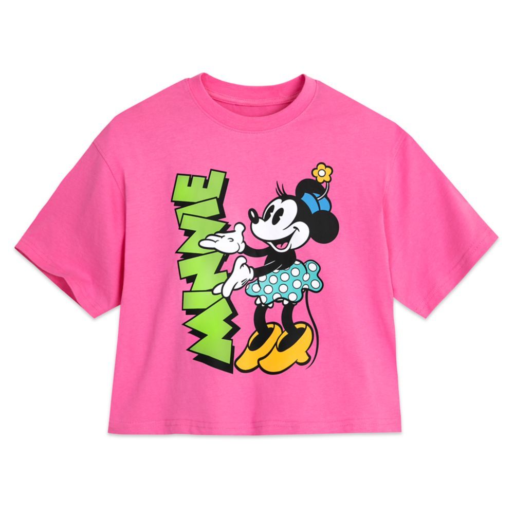 Minnie Mouse T-Shirt for Women – Mickey & Co. – Pink | Disney Store