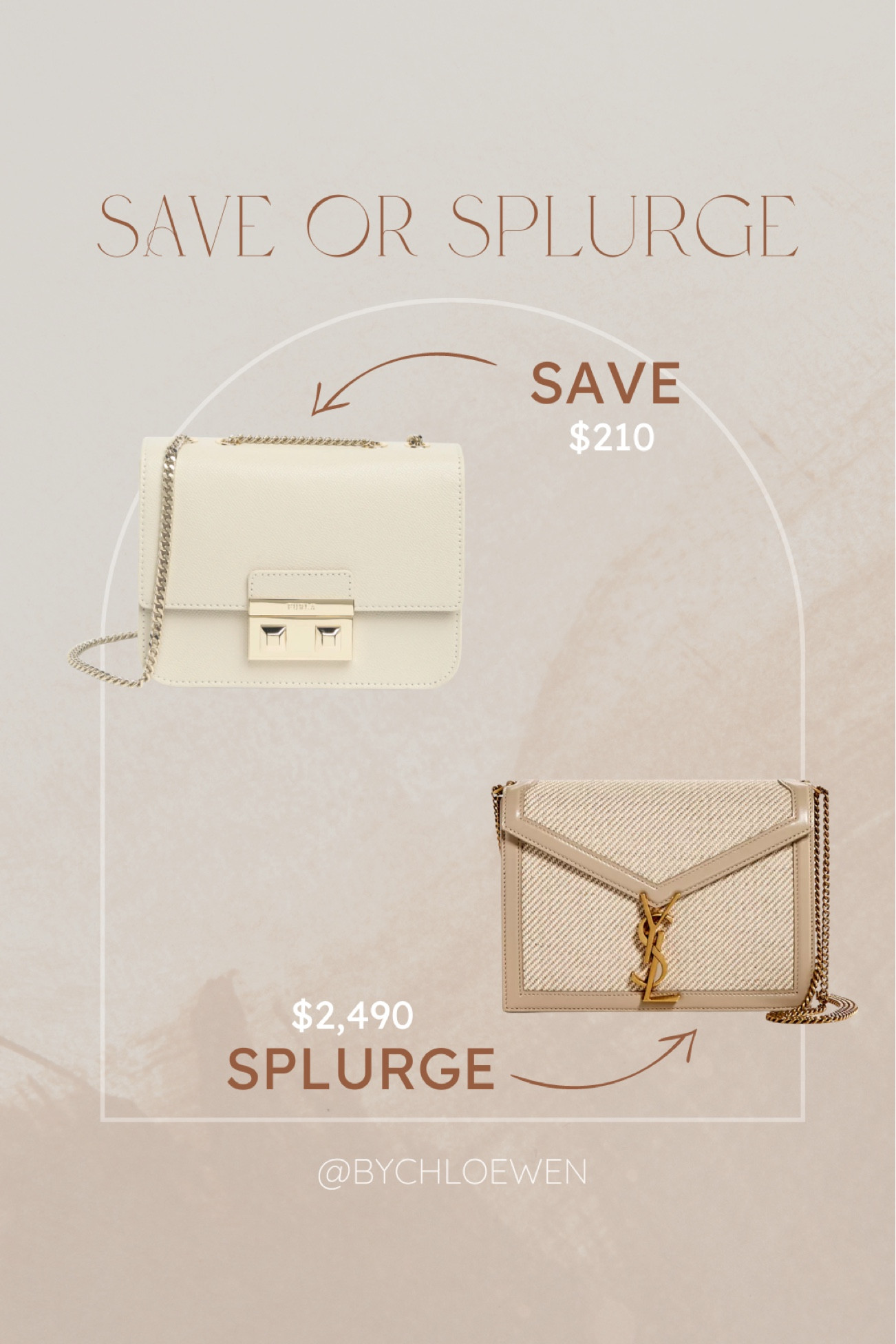 Save OR Splurge: YSL Cassandra Medium Chain Bag in Canvas! 

#saveorsplurge
#lookforless
#dupe
#fall
#fallfashion
#fallstyle
#beigepurse
#creampurse
#beigecrossbody
#beigepurse
#crossbodypurse
#ysl
#yslpurse
#yslcrossbody
#ysldupe
#datenight 

#LTKworkwear #LTKsalealert #LTKitbag