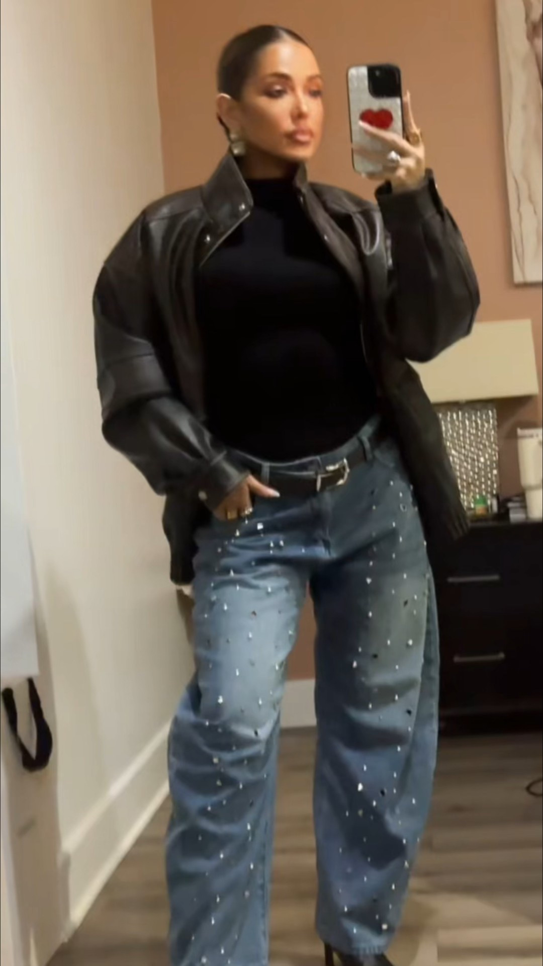 Fall casual chic outfit 

My jacket is brown and black but they discontinued that one and only have the black one avail. Mine is size small 2-4 

#LTKdayinmylife #LTKSeasonal #LTKootd