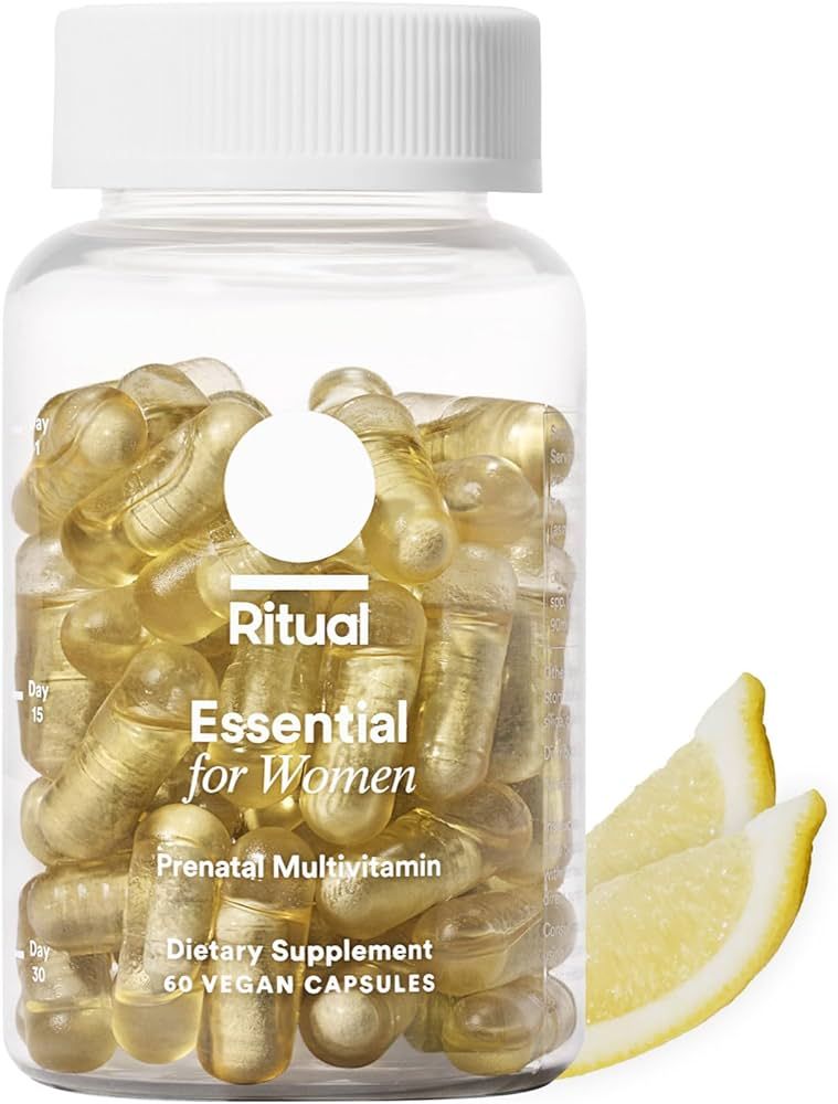 Ritual Prenatal Vitamins: Folate & Choline for Neural Tube Support, Omega-3 DHA for Fetal Brain D... | Amazon (US)