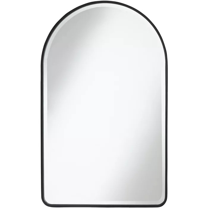 Uttermost Clara Matte Black 24" x 39" Arch Top Mirror | Target