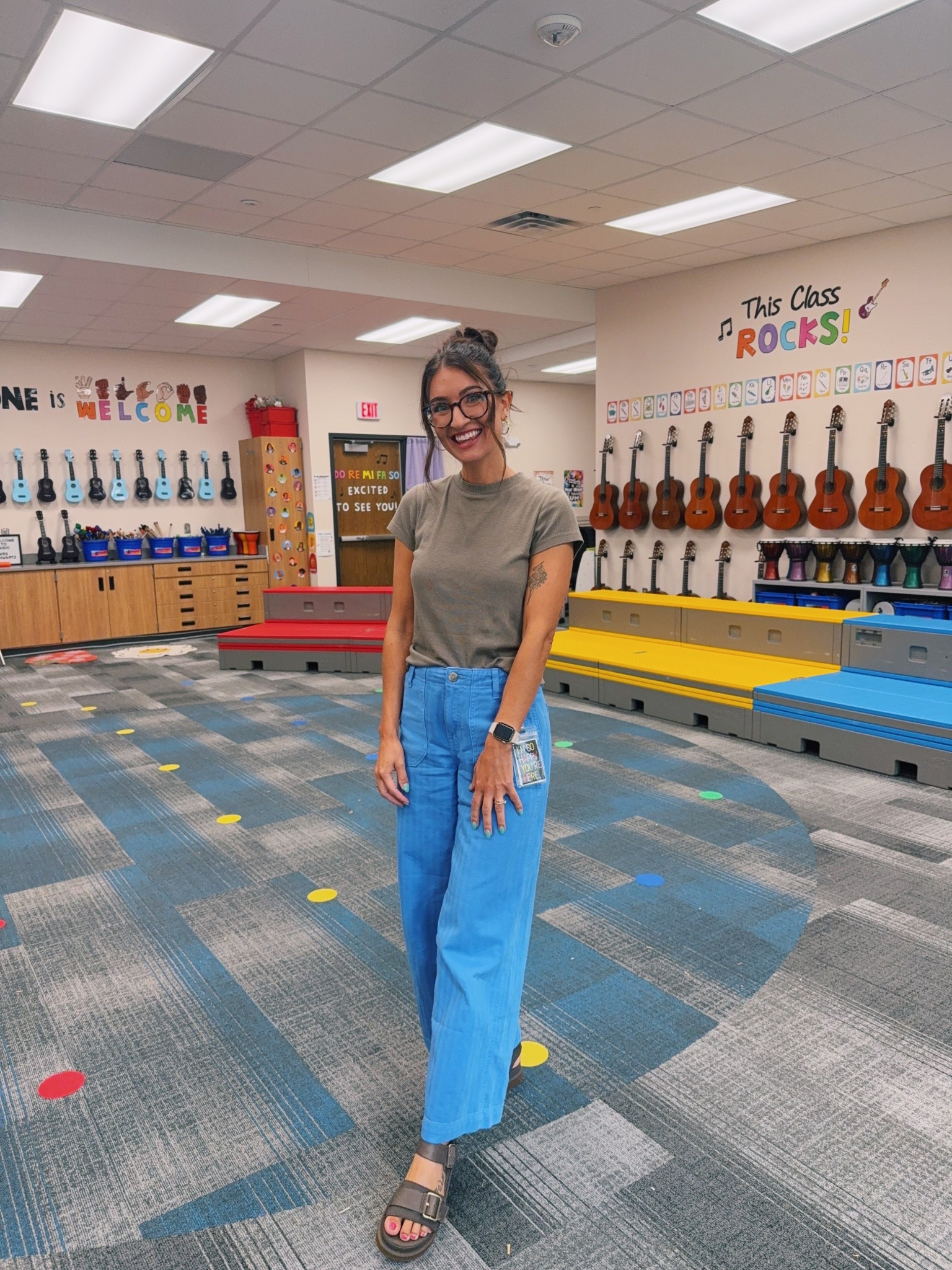 Teacher ootd 💙 new teacher glasses! 

#LTKStyleTip #LTKWorkwear